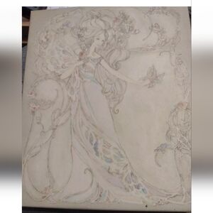 Hallmark Stationery Scented Vintage Floral Fairy Butterfly Complete Never Opened